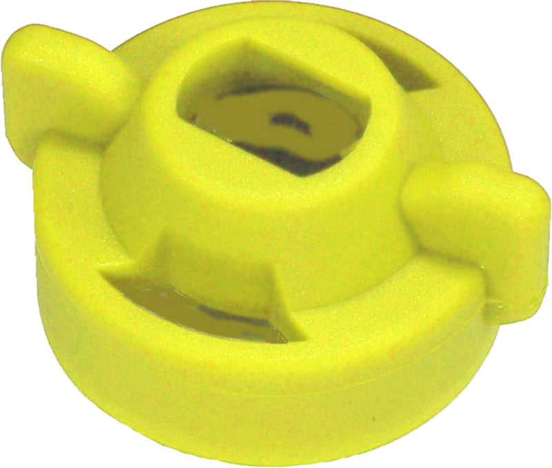 Wilger Radial Lock Cap for ISO Nozzles Yellow  3/8" Slotted