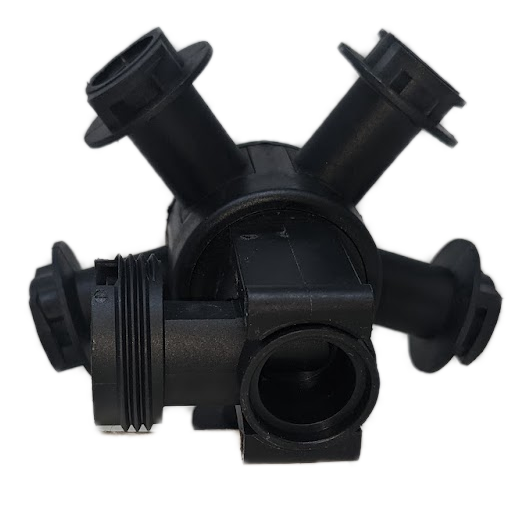 5-Way Combo-Rate Turret with Reversible Side Mount Check Valve Port