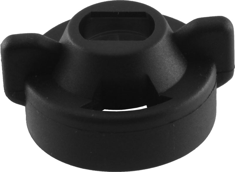 Wilger Radial Lock Cap  ISO Black 3/8" Slotted