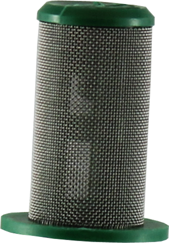 Tip Strainer 100 mesh flanged Green  ISO Poly/Stainless