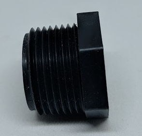 0.75 Inch MPT Poly Pipe Plug