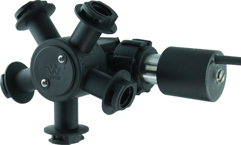 5-Way Combo-Rate Turret with Reversible Side Mount Check Valve Port