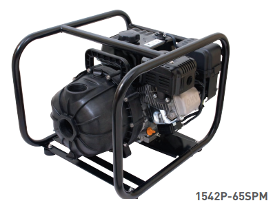 2" Poly Transfer Pump Power Pro 6.5 HP W/ Frame