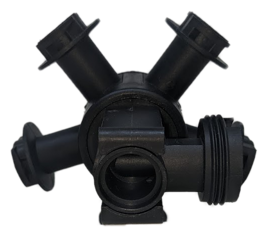 5-Way Combo-Rate Turret with Reversible Side Mount Check Valve Port