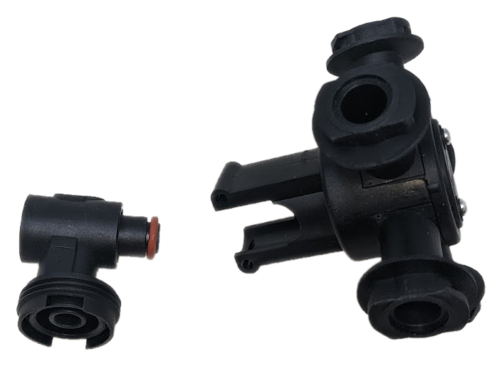 5-Way Combo-Rate Turret with Reversible Side Mount Check Valve Port