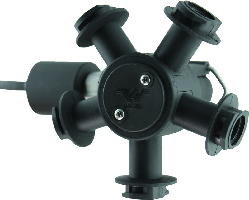 5-Way Combo-Rate Turret with Reversible Side Mount Check Valve Port